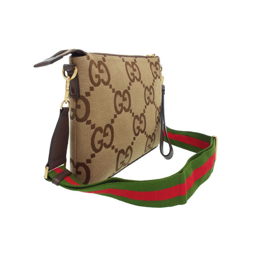 Gucci Jumbo GG Crossbody Brown Bag Messenger